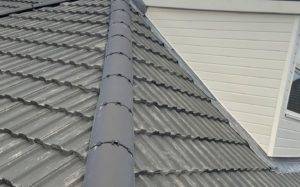 New tiled roof