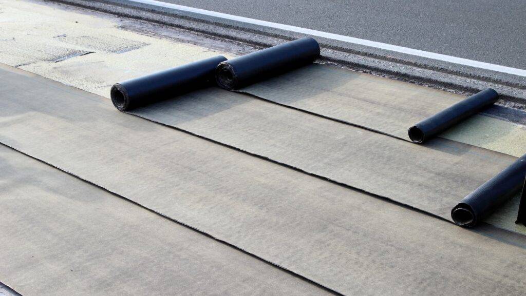flat roofs being rolled out